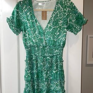 Vestique green dress